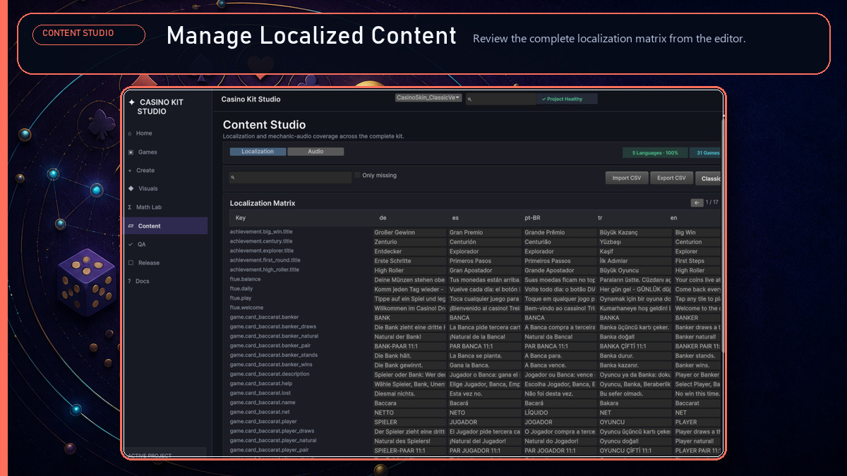 Complete Casino Kit - 31 Games, Meta Systems & Editor Tools