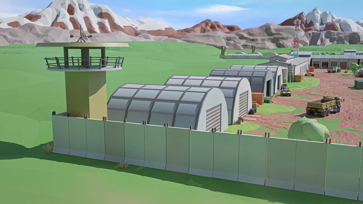 Military 2 - Low Poly 3D Models Pack