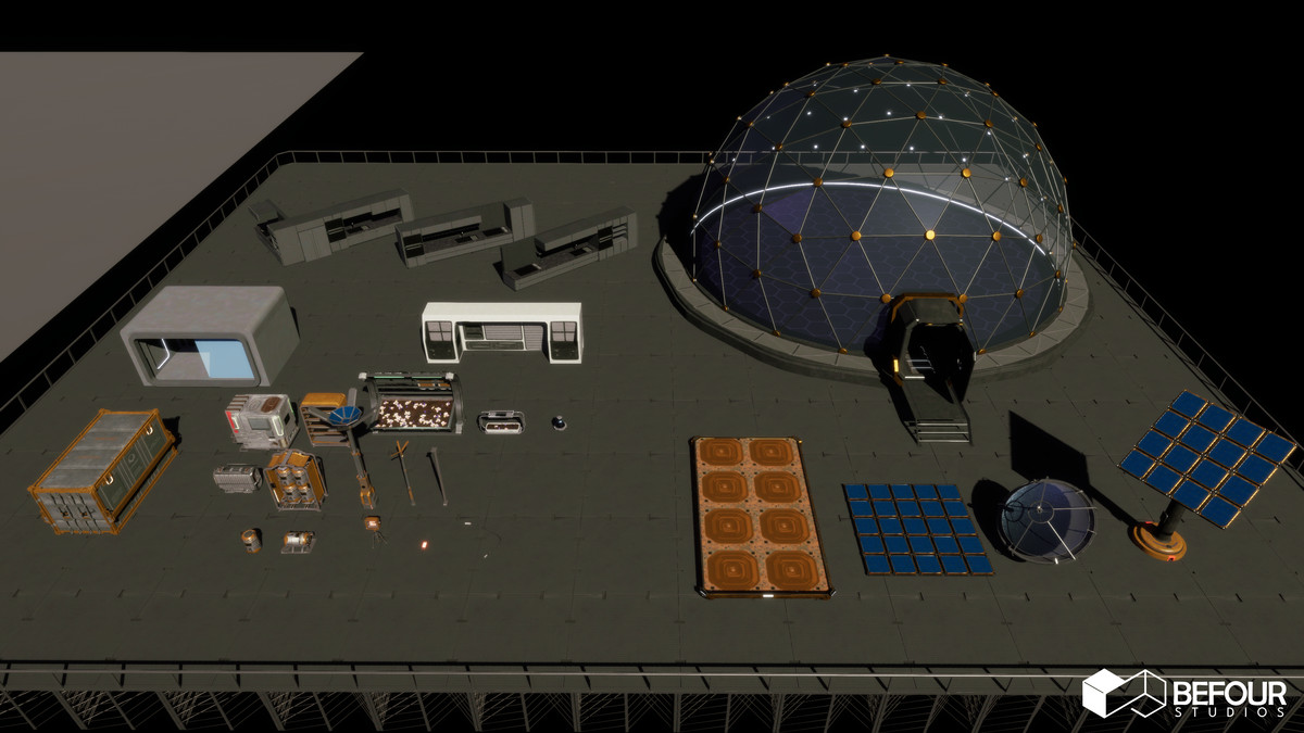 Orbital Base Environment (Sci-Fi Space)