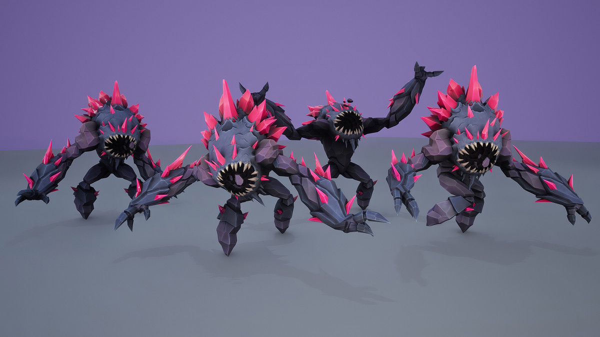 Stylized Fantasy Crystal Golem