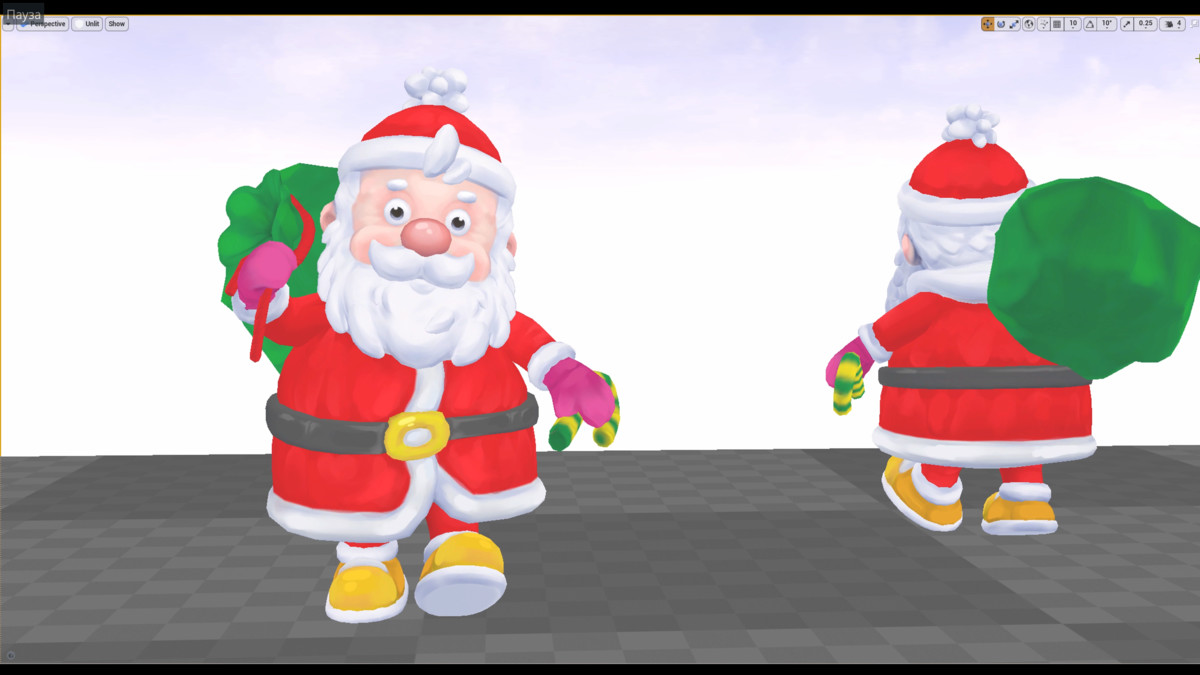 santa claus 24 animations