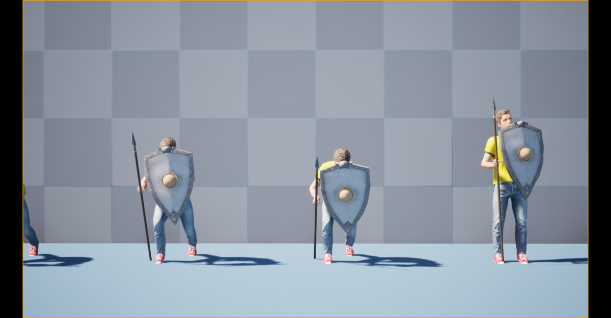 Medieval Castle Guard Animation