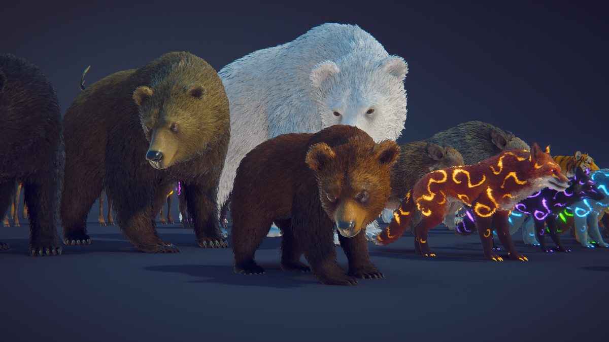 Realistic: Animal Forest Set