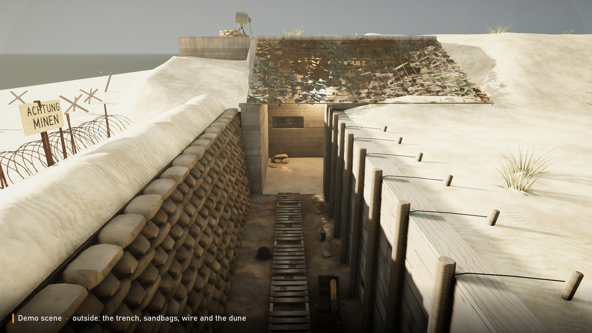 Stylized WW2 Bunker: Atlantic Wall Casemate | Modular Military Environment Kit