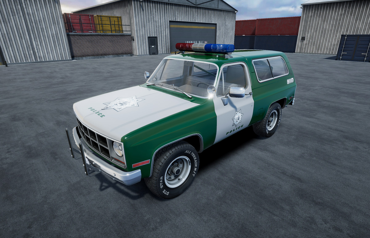 80s Offroad police car