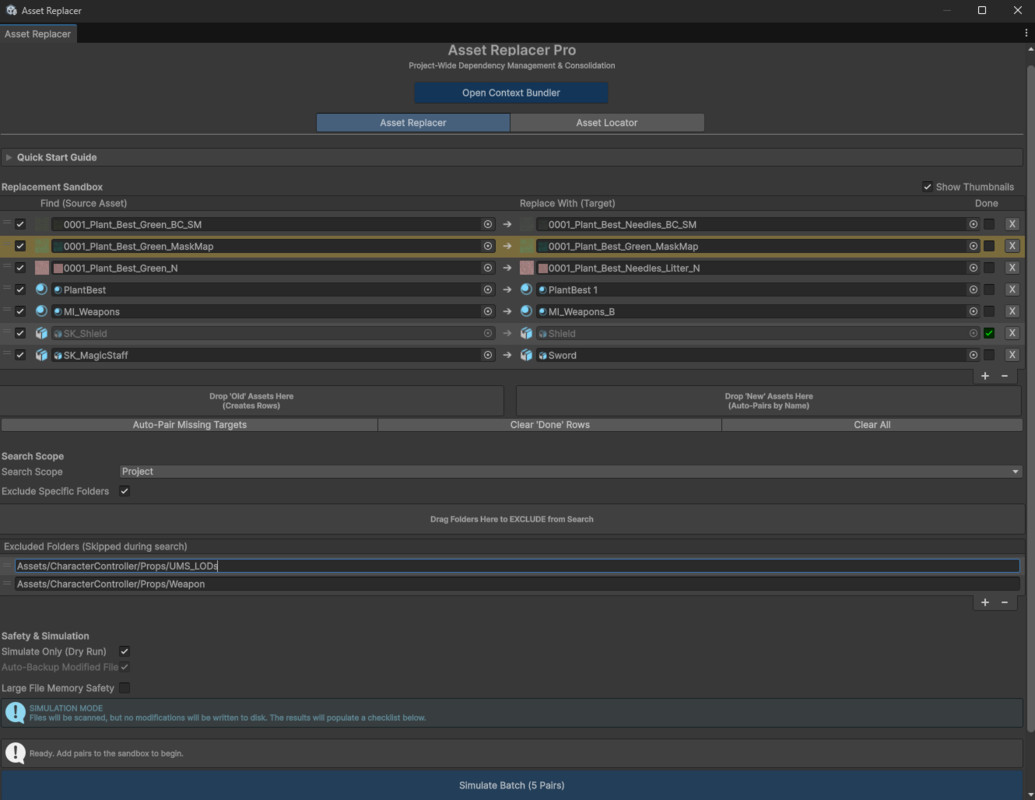 Codebase Exporter & Asset Replacer Pro