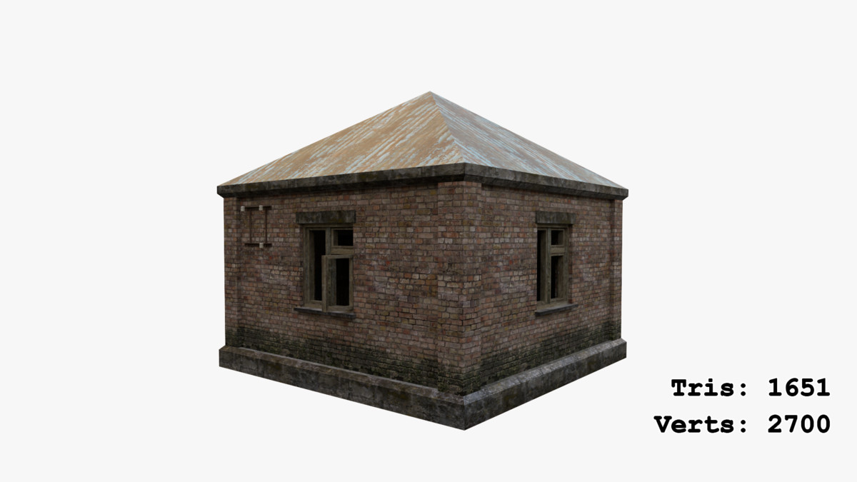 Abandoned Apocalyptic Buildings Mega Pack