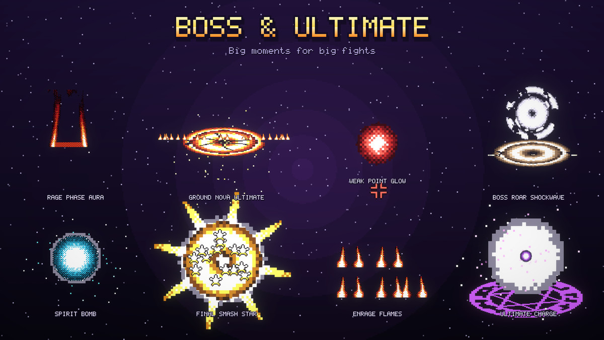 Pixel VFX Mega Pack — 1000 Pixel Art Effects