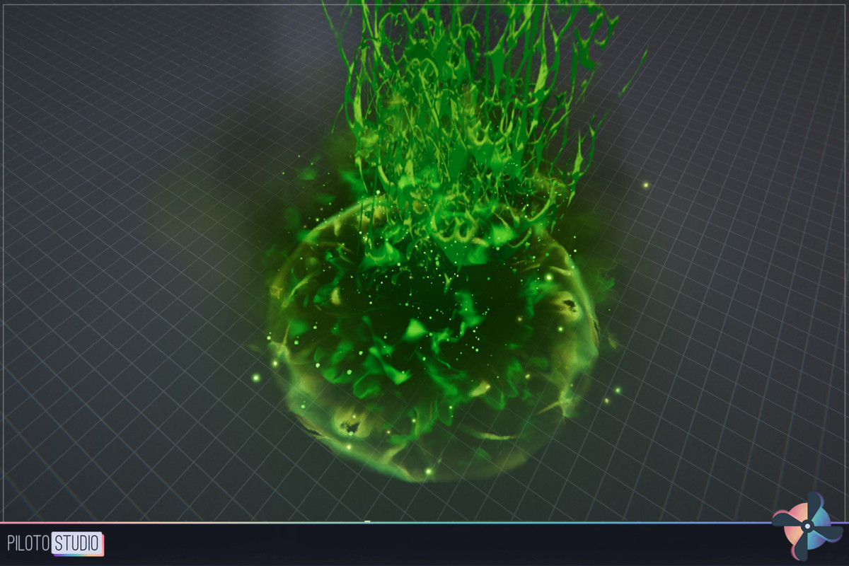 Realistic Poison Magic Spell FX