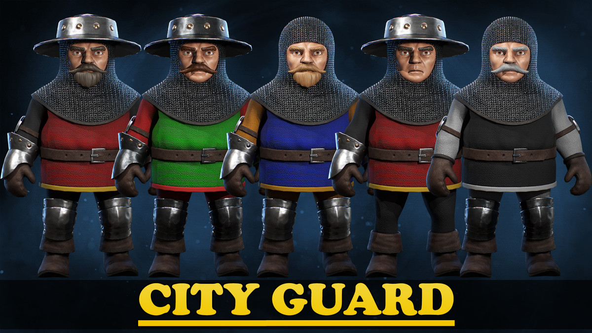 Stylized City Guard Knight