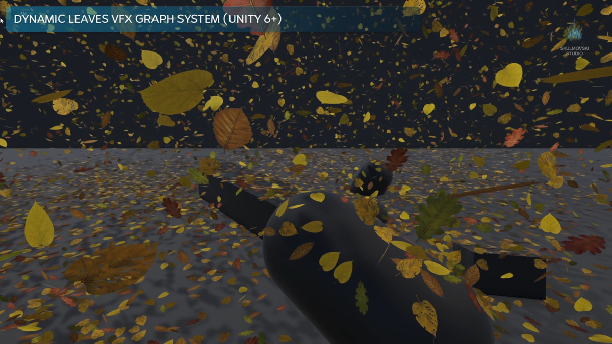 Leaves VFX Graph System (Physics & Aerodynamics)