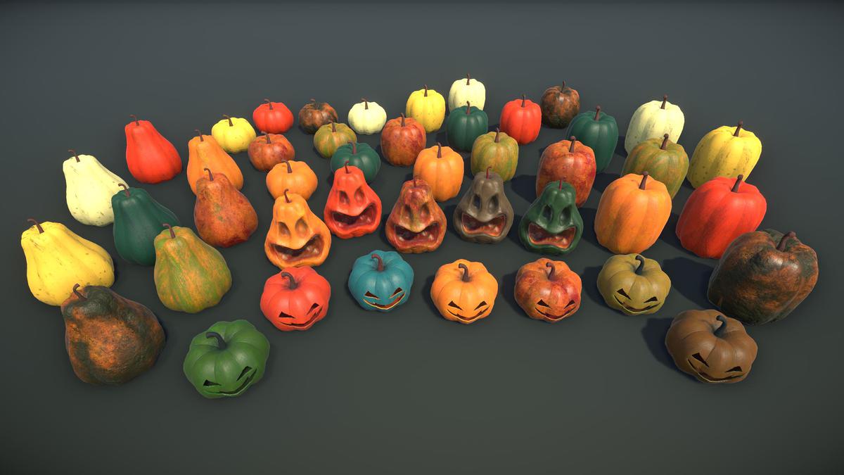 Halloween Pumpkins - Burnable Edition
