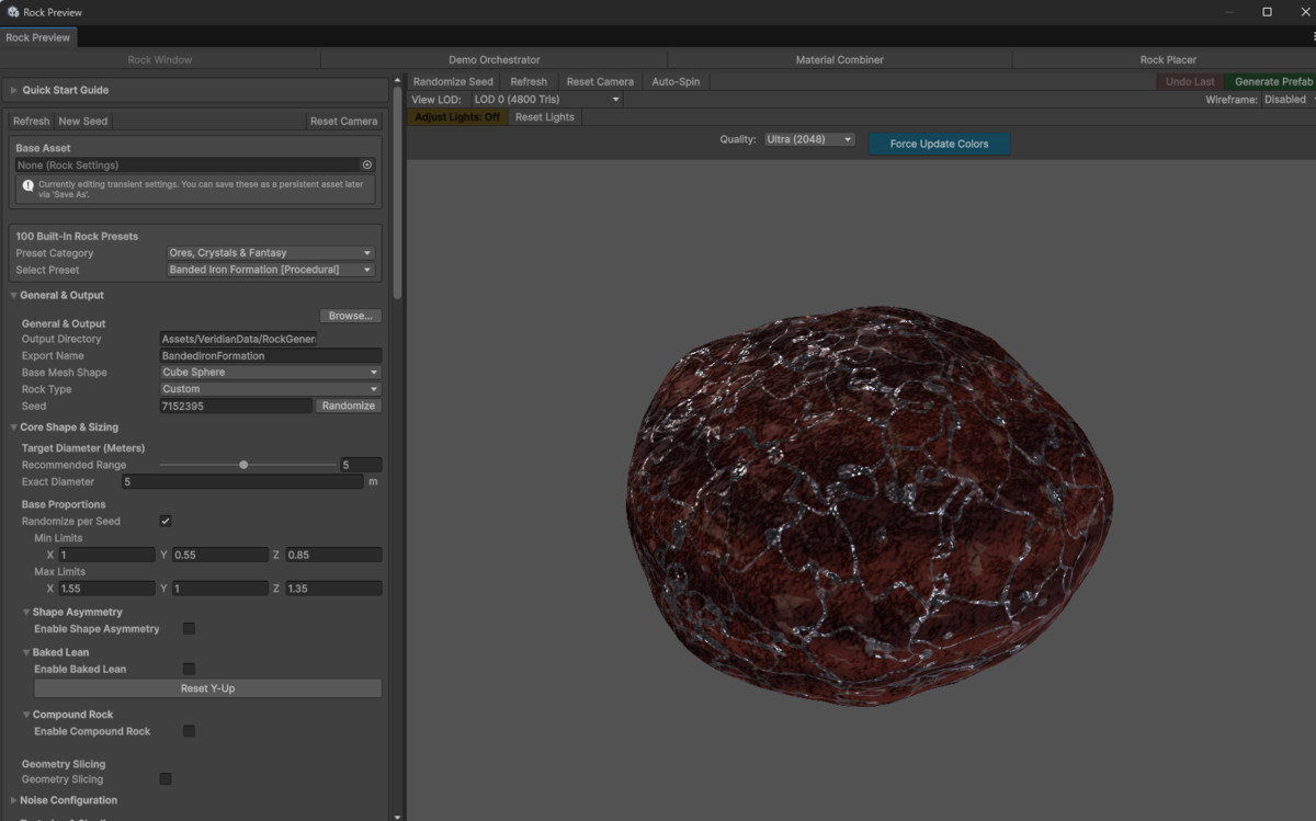 Procedural Rock Generator Pro