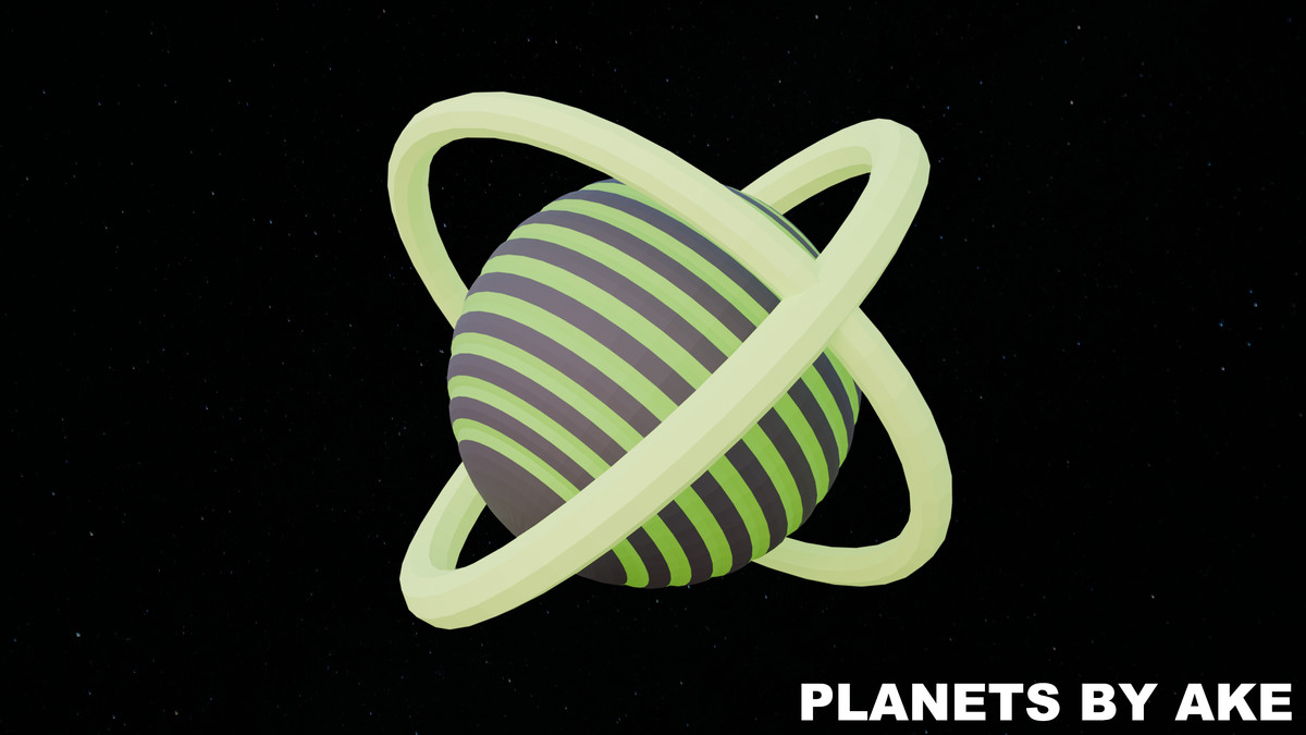 Low Poly Planets by Ake