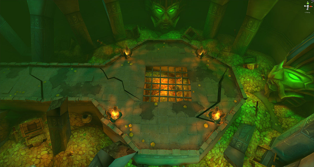 Gold Dungeon - Fantasy Chess RPG Environment