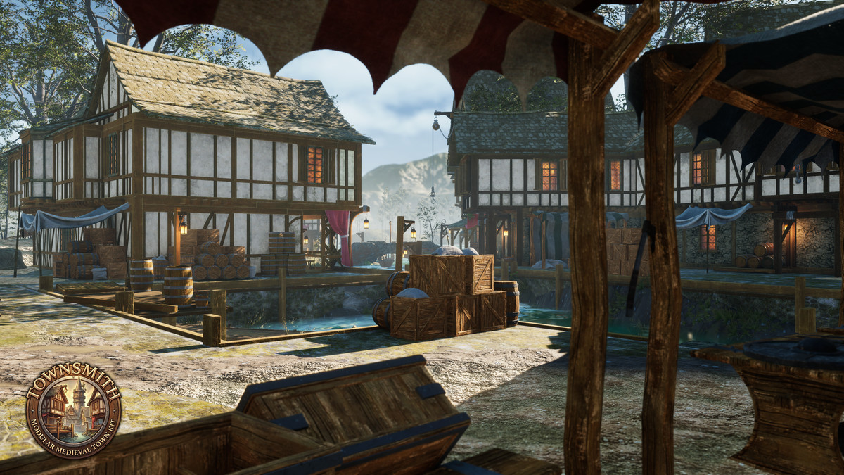 Townsmith: Modular Medieval Town (Medieval Town, Modular Fantasy Town, Town)