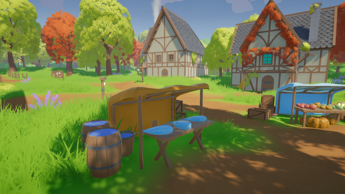 VERDANT Low Poly Modular Medieval Village