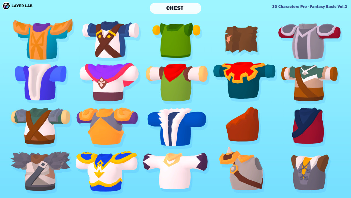 3D Characters Pro - Fantasy Basic Vol.2