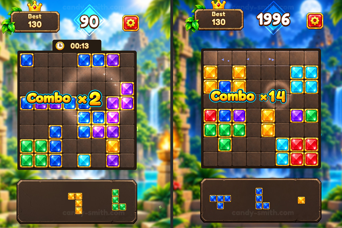Block Puzzle: Jewel | 250 levels