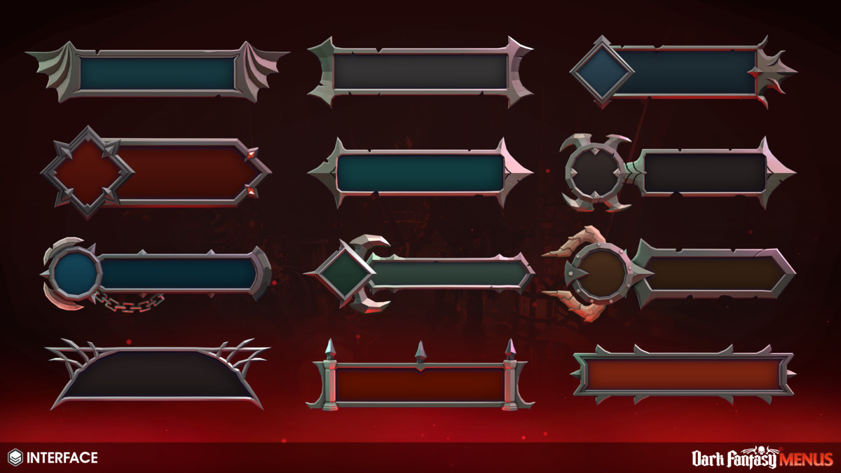 Dark Fantasy Menus - Synty INTERFACE - GUI, image 31