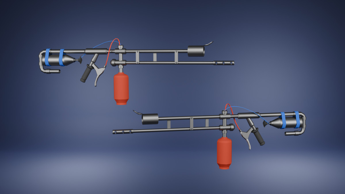 Apocaliptic low poly weapon pack