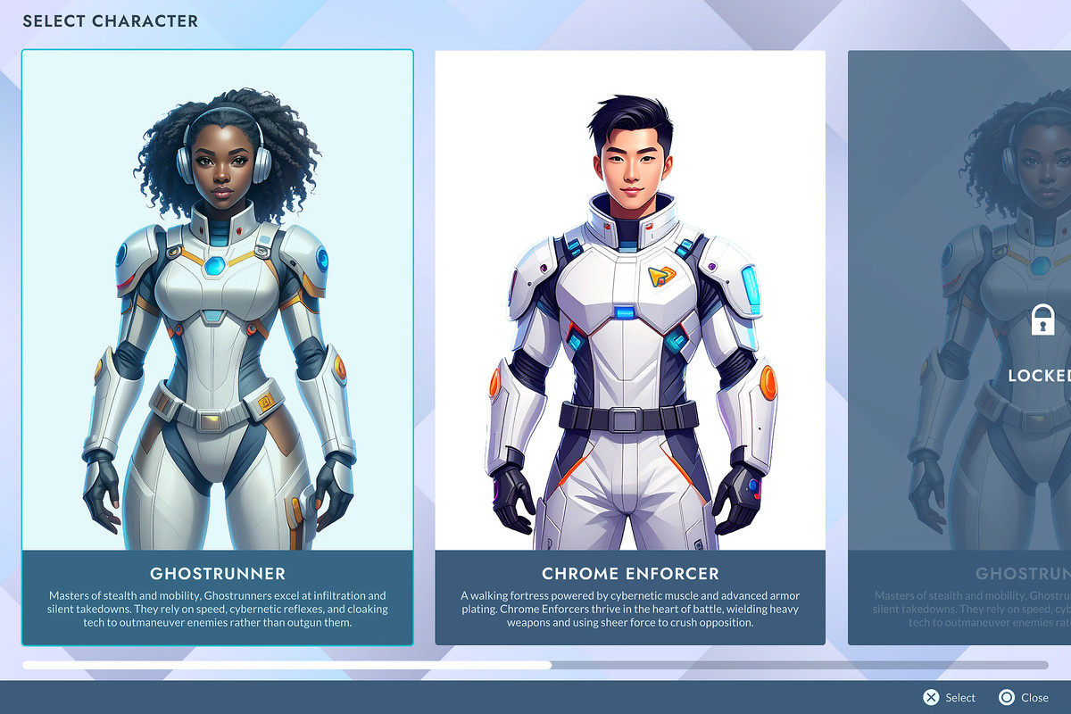 Everwatch GUI - Sci-Fi Complete Game UI Pack + sources