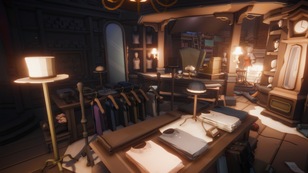 STYLIZED Fantasy Clothing Shop - Low Poly 3D Art