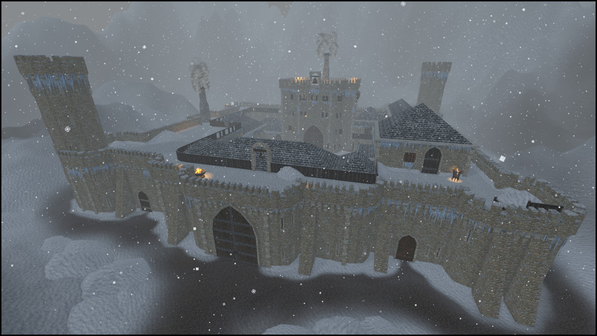 Cold Fortress - Retro Style Modular Environment Pack