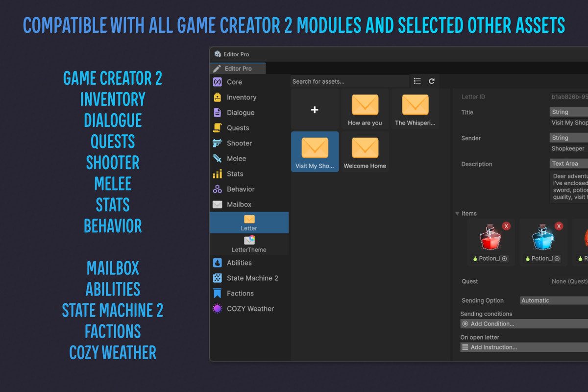 Visual Scripting Bundle for Game Creator 2