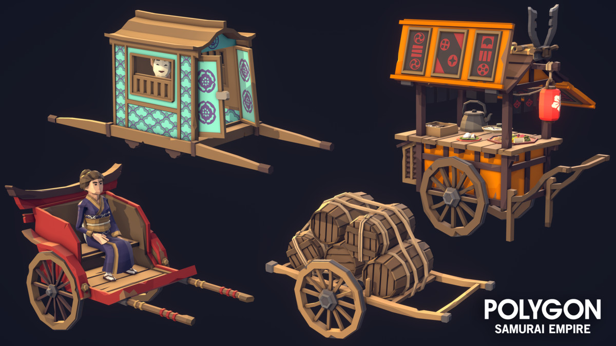 Samurai Empire - Synty POLYGON - Stylized Low Poly Assets