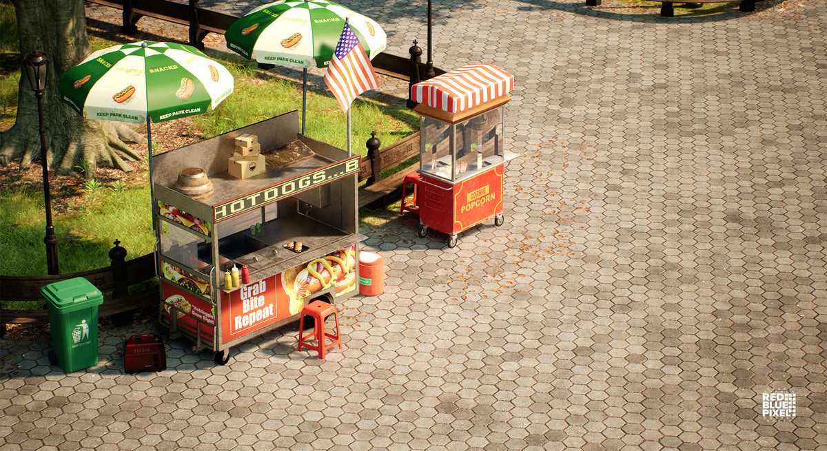 Modern Food Cart