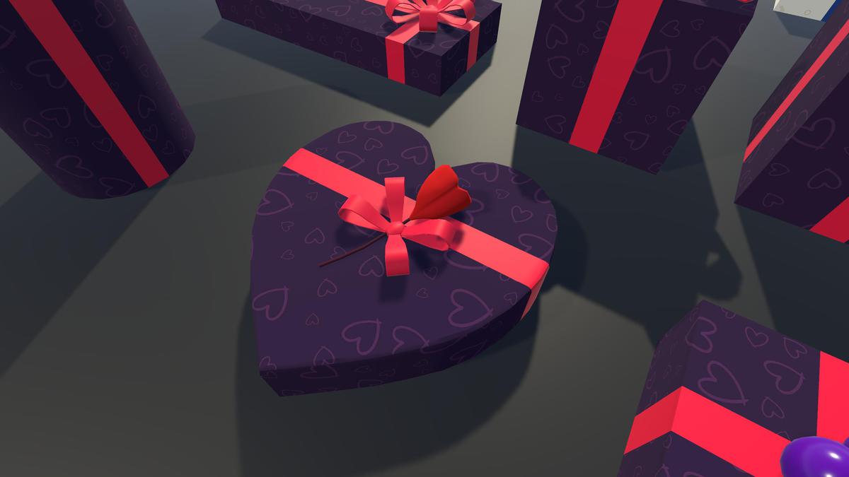 Gift Boxes with Magical Shader (Burn & Reveal)