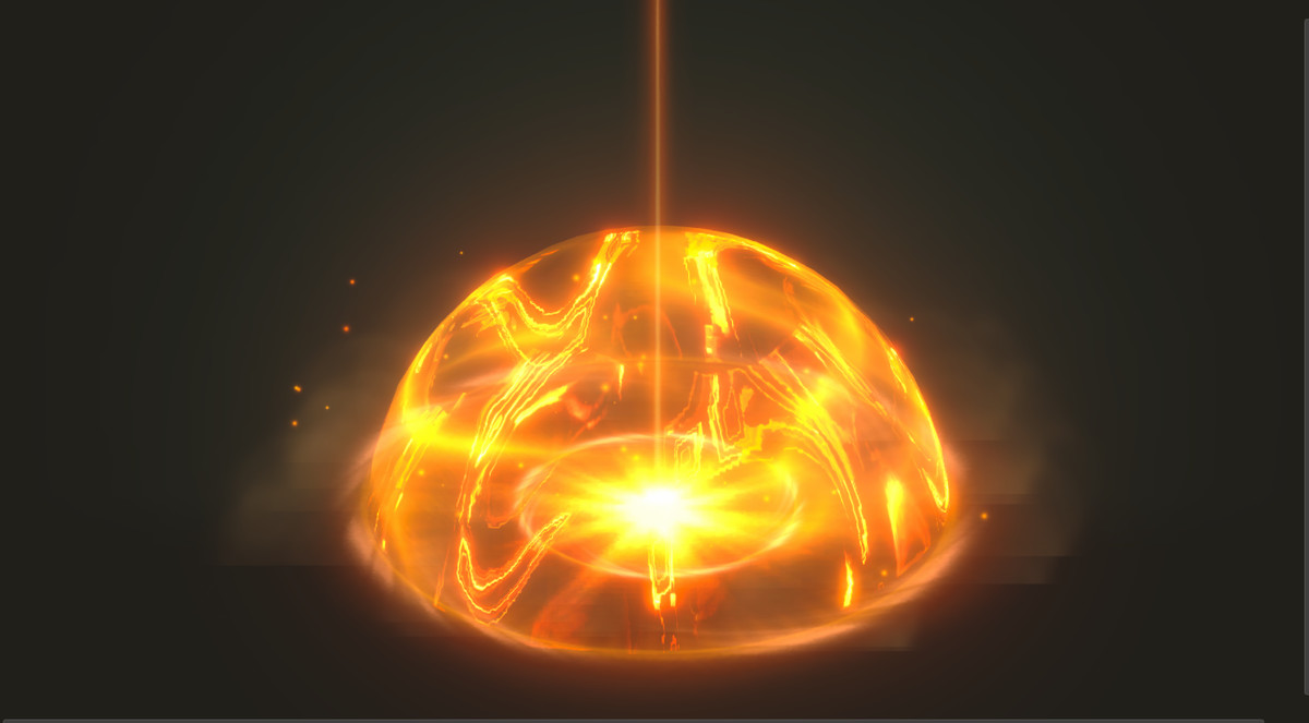 Game VFX - Dome Barrier Impact