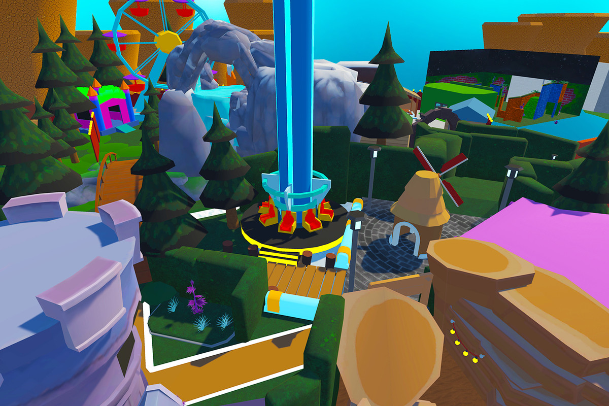 Obby Rainbow Theme Park Level Pack