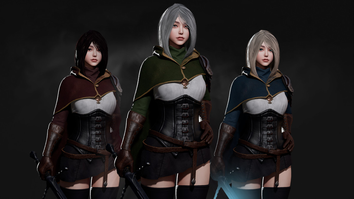 Swordsman Girl - RPG Dark Fantasy Modular Female