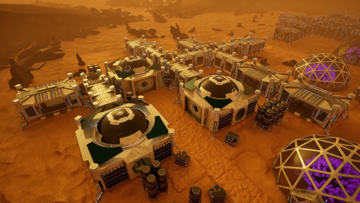 Futuristic Mars Colony Base – Modular Sci-Fi Environment