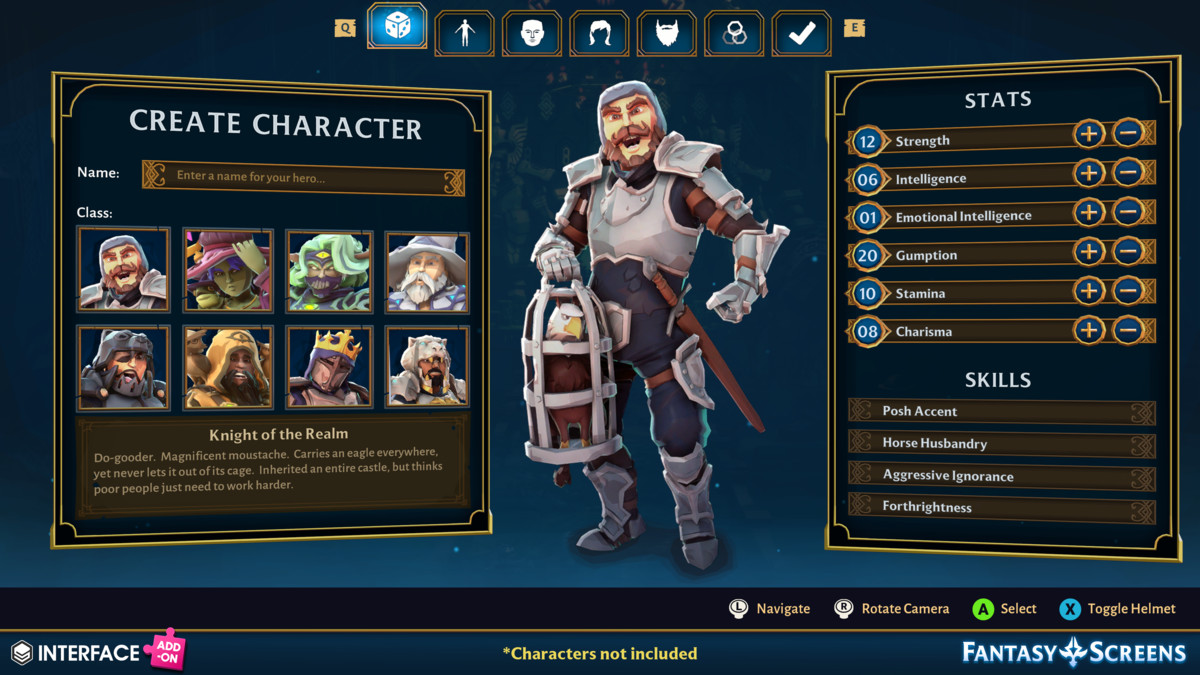Fantasy Screens Add-On - Synty INTERFACE - GUI