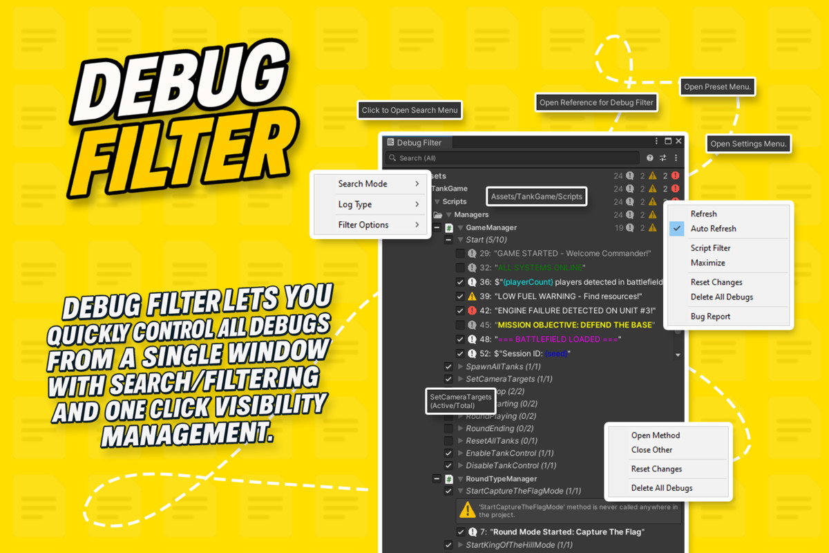 DEBUG FILTER – Advanced Log & Debug Management