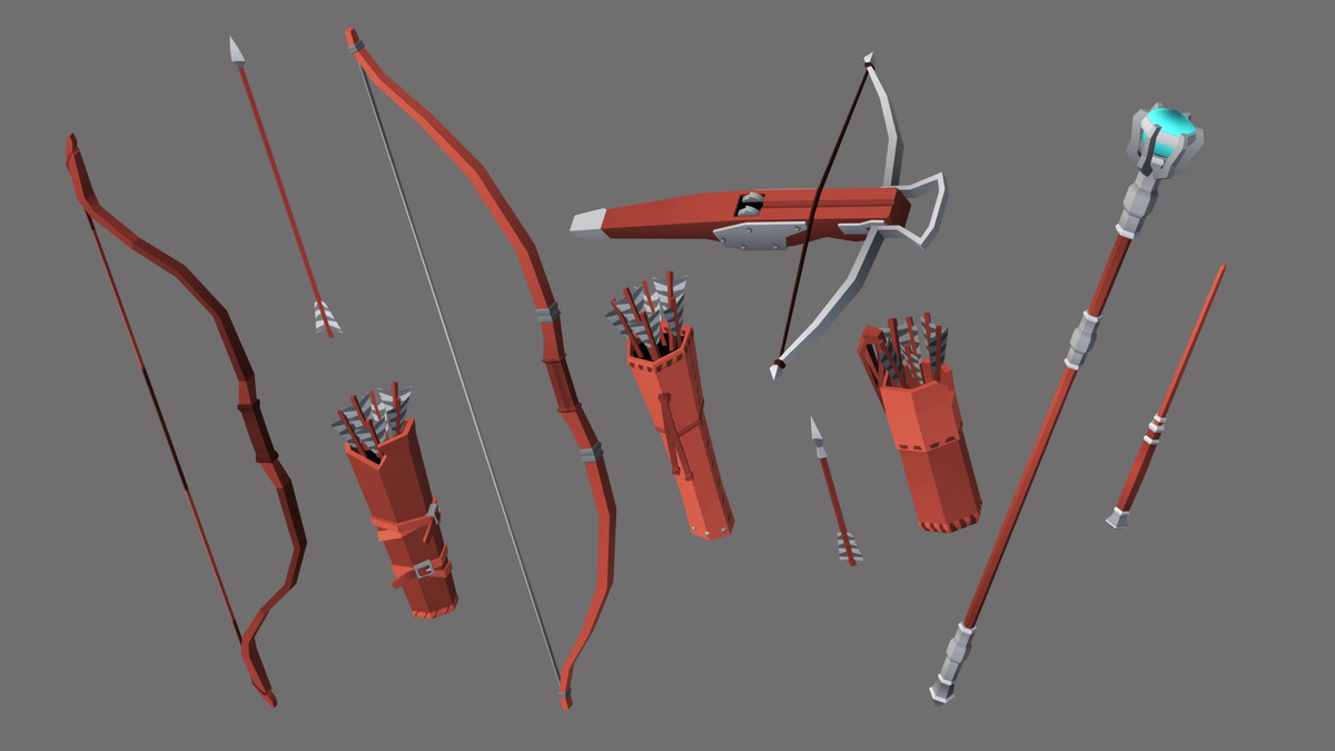 Low-Poly Medieval Fantasy - Advanced Weapons