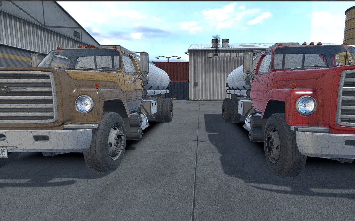 80s tanker truck