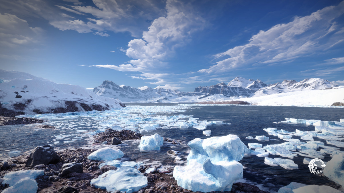 Arctic Landscape Realistic