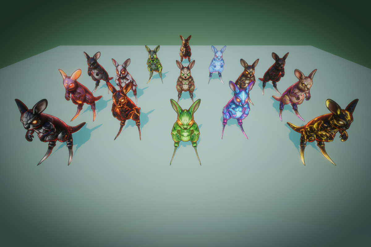 Fantasy Monster Evolution Pack 25-26–27 – Game Ready Creatures | PixeliusVita