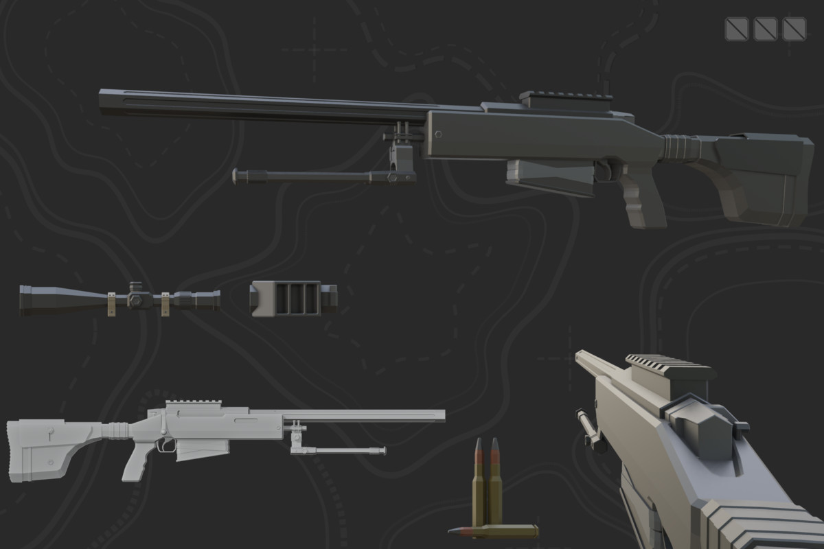 Low Poly Weapon Bundle Pack V