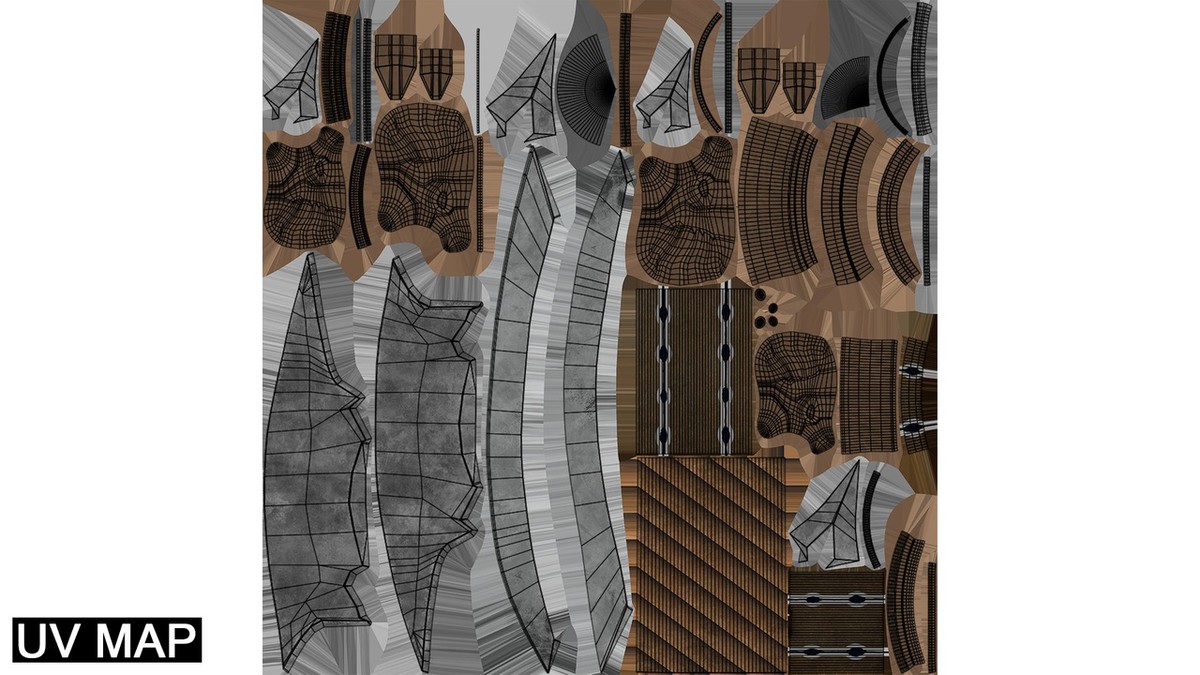 6 Battle Axes Collection 01 URP HDRP Textures