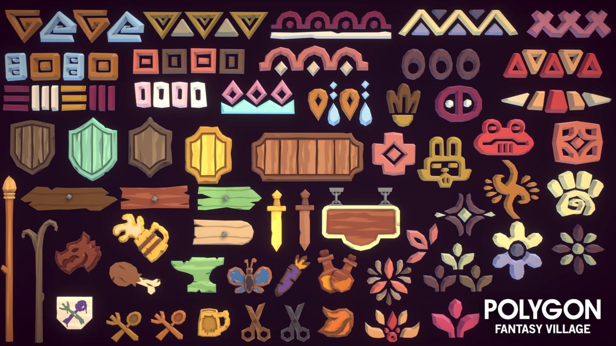POLYGON - Fantasy Village - Art by Synty, image 37