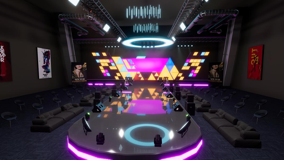 Fashion Show Runway Environment