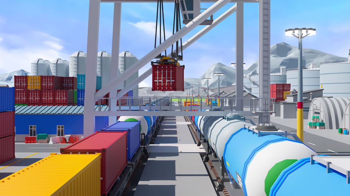 Port - Low Poly 3D Models Pack