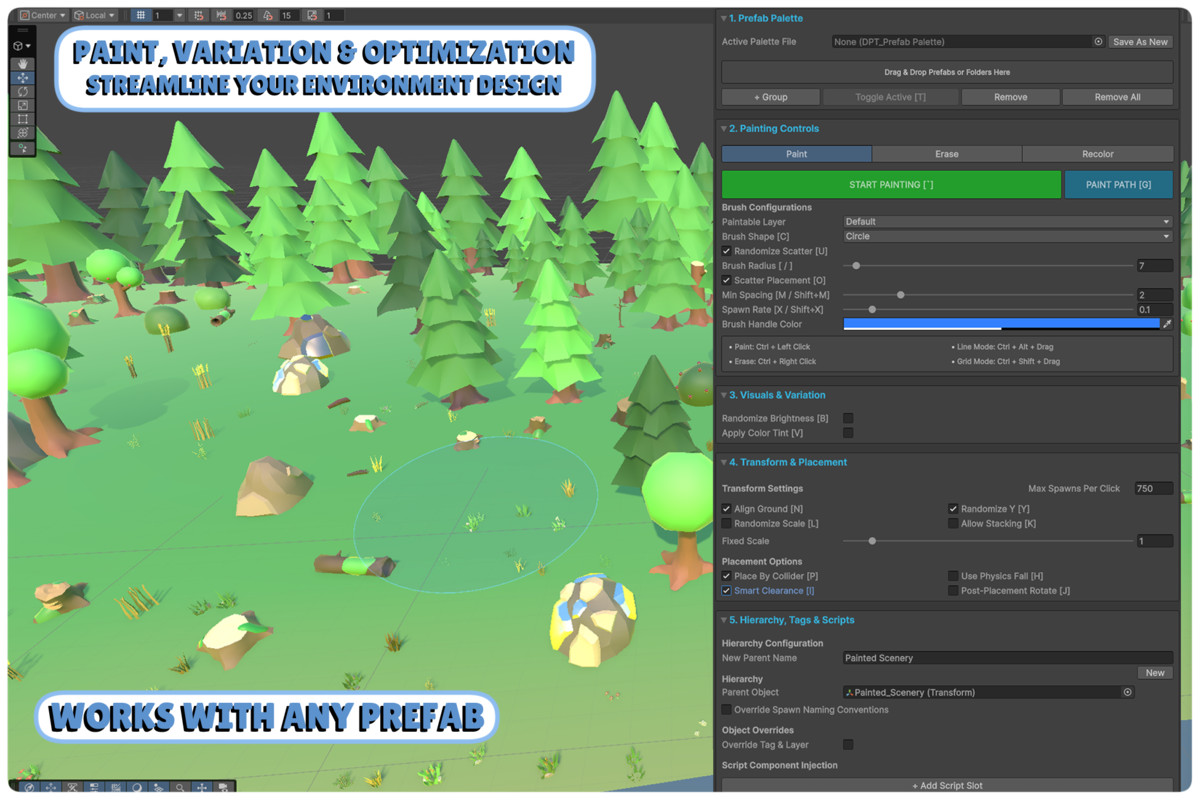 Prefab Painter: Placement & Variation Tool V1.2