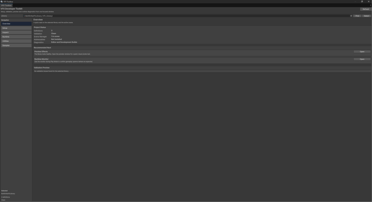 VFX Developer Toolkit