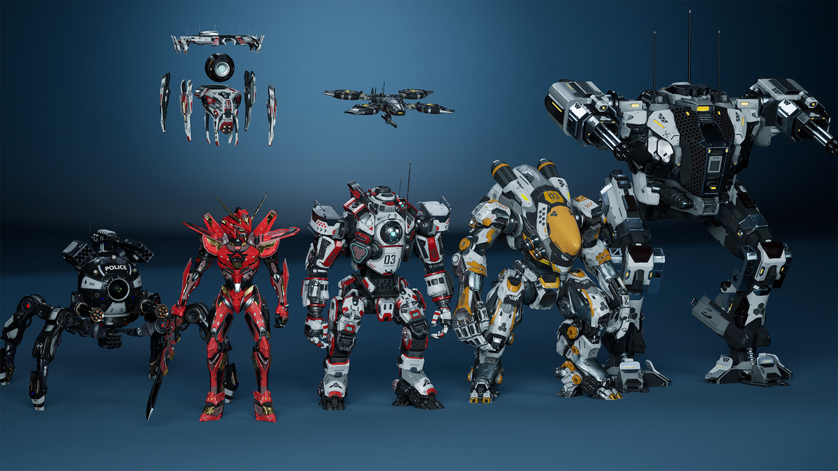 Sci-Fi Mecha Pack